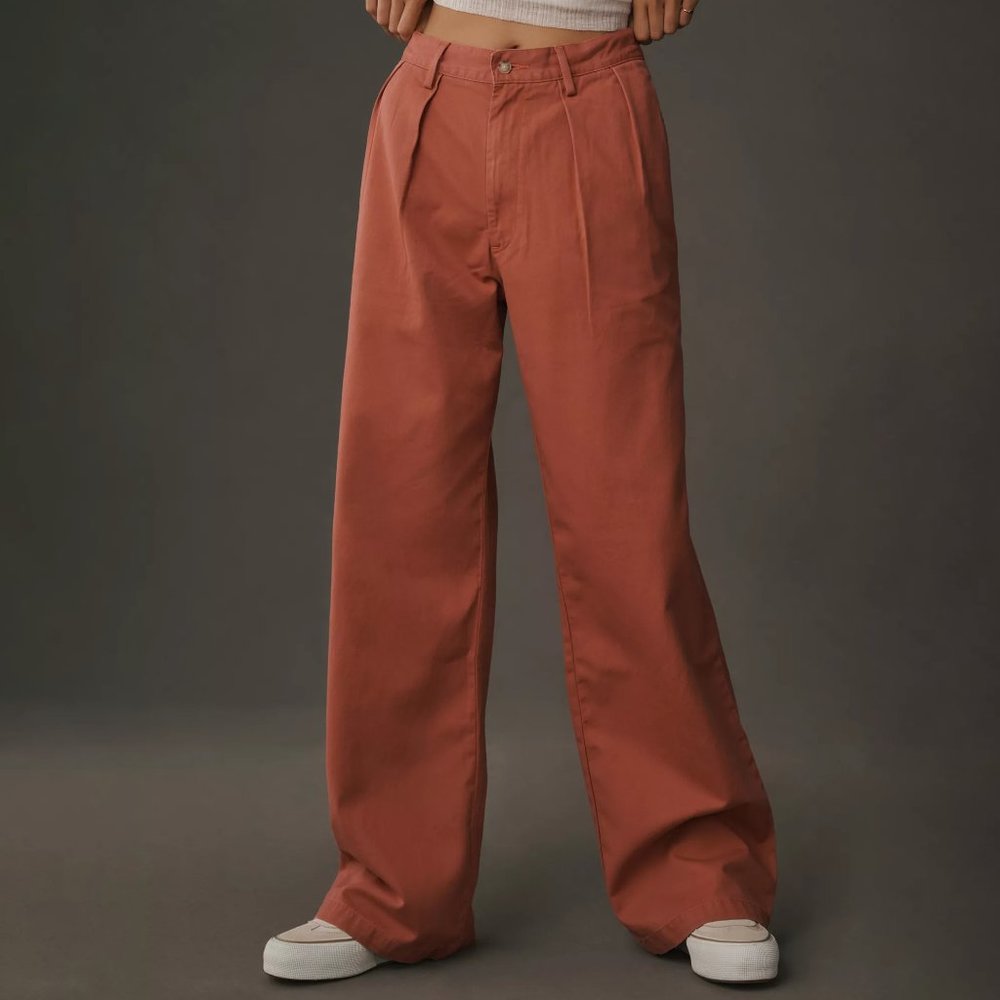 Denimist Blair Double-Pleated Pants